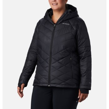 Columbia Jas Dames, Heavenly Hooded Plus Size Zwart, 02VESOHYQ